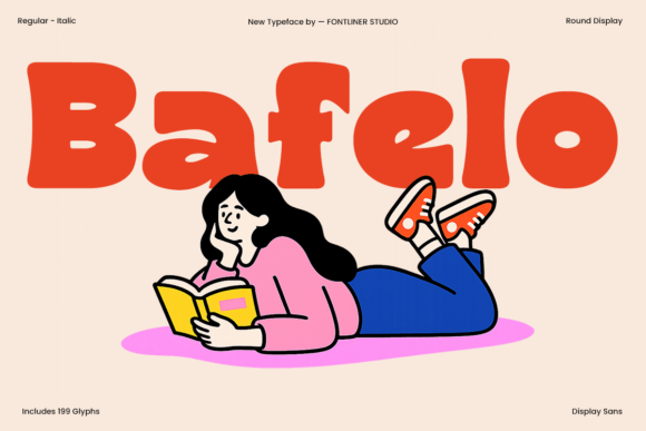 Bafelo: A Bold Display Font That Brings Warmth to Brand Identity