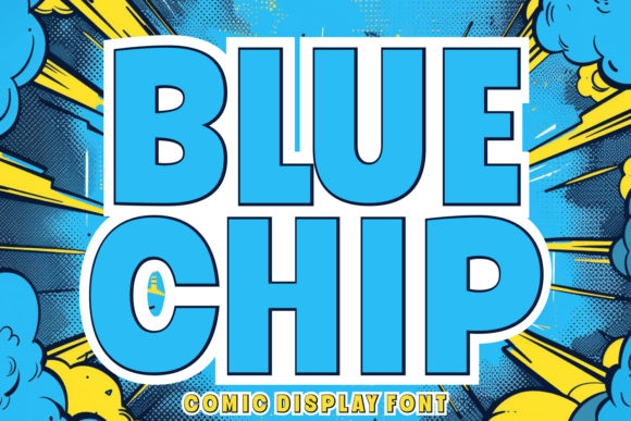 Blue Chip Font Review: A Playful Display Typeface for Bold Branding
