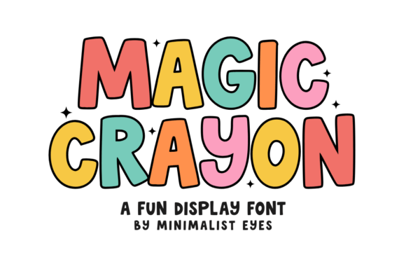 Bringing Joy to Your Shop with the Magic Crayon Typeface