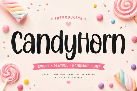 Candyhorn: The Sweet Display Typeface for Joyful Campaigns