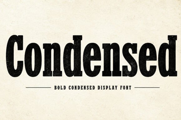 Condensed Font for Bold Branding Projects