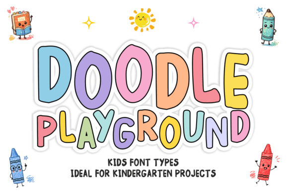 Doodle Playground Font for Creative Publishing