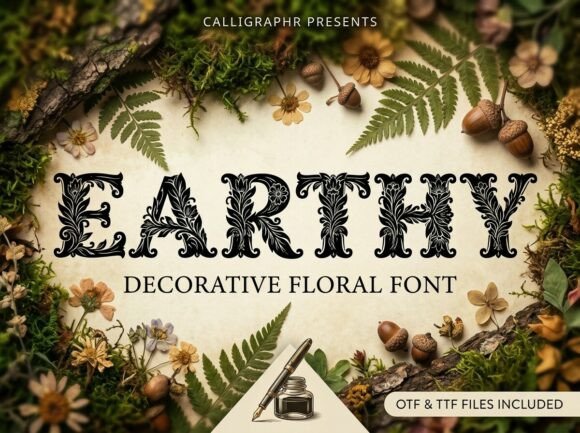 Earthy: A Display Font That Brings Nature to Editorial Design