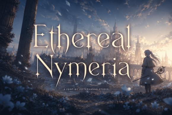 Ethereal Nymeria: The Magic Display Typeface for Campaigns