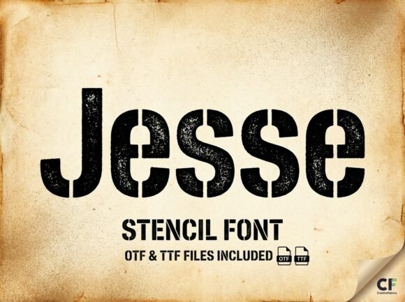 Jesse: The Gritty Industrial Font That Powers Bold Campaigns