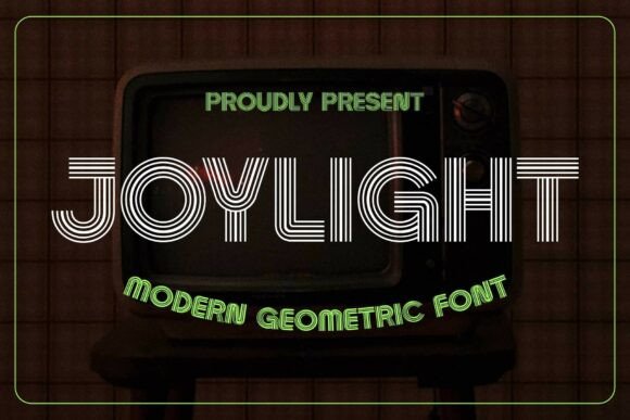 Joylight: The Retro-Futuristic Display Font for Bold Branding