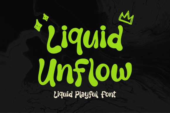 Liquid Unflow: The Bold Display Font for Handmade Brands