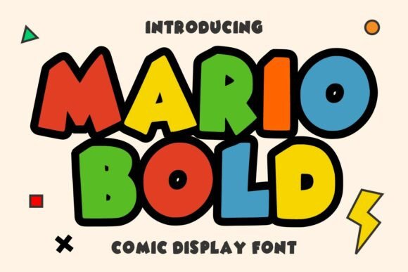 Mario Bold: A Playful Display Typeface for Digital Branding