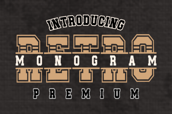 Monogram Retro: The Premium Typeface for Instant Brand Polish