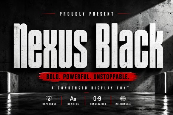 Nexus Black: A Bold Font for Branding Impact