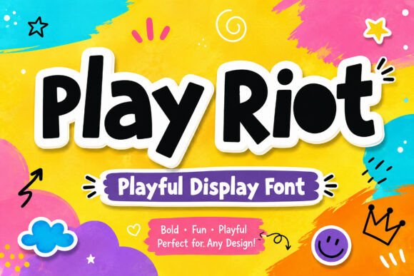 Play Riot: The Bold Display Font for Vibrant Editorial Design
