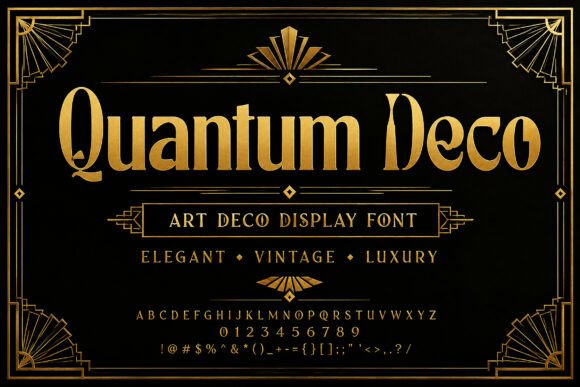 Quantum Deco: The Premium Display Font for Polished Branding