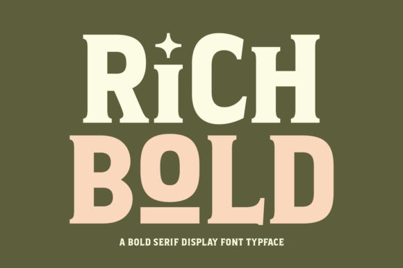 Rich Bold: The Serif Display Typeface That Transforms Editorial Design
