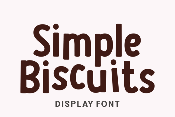 Simple Biscuits: The Playful Display Font for Engaging Web Design