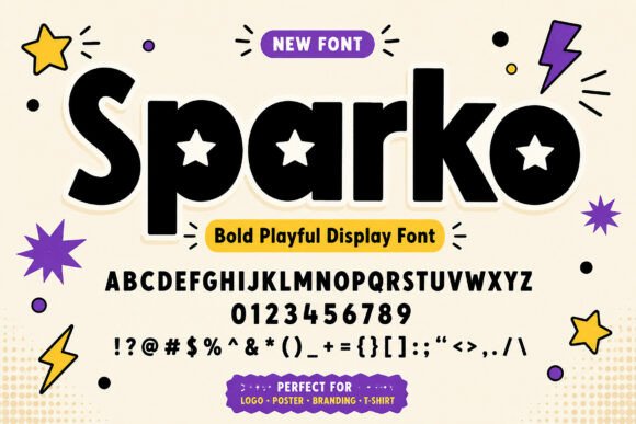 Sparko: A Display Font for Bold Branding and Visual Impact