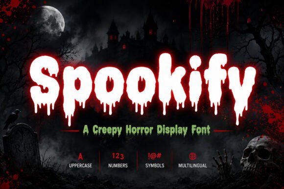 Spookify: The Chilling Display Font for Digital Horror Brands