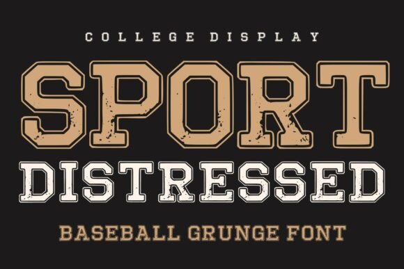 Sport Distressed: The Perfect Vintage Typeface for Handmade Brands