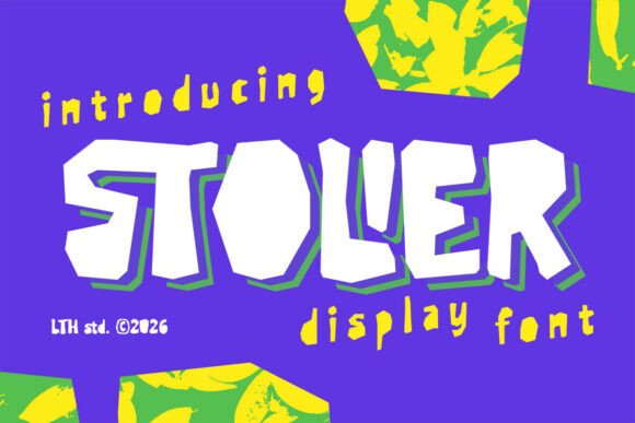 Stolier: A Bold Display Typeface for Raw Brand Identity